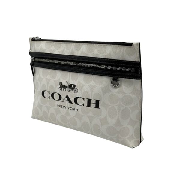 RETAIL $250 Carry All Pouch with Wristlet In Signature Canvas*Brand-New gorgeous - Picture 3 of 14